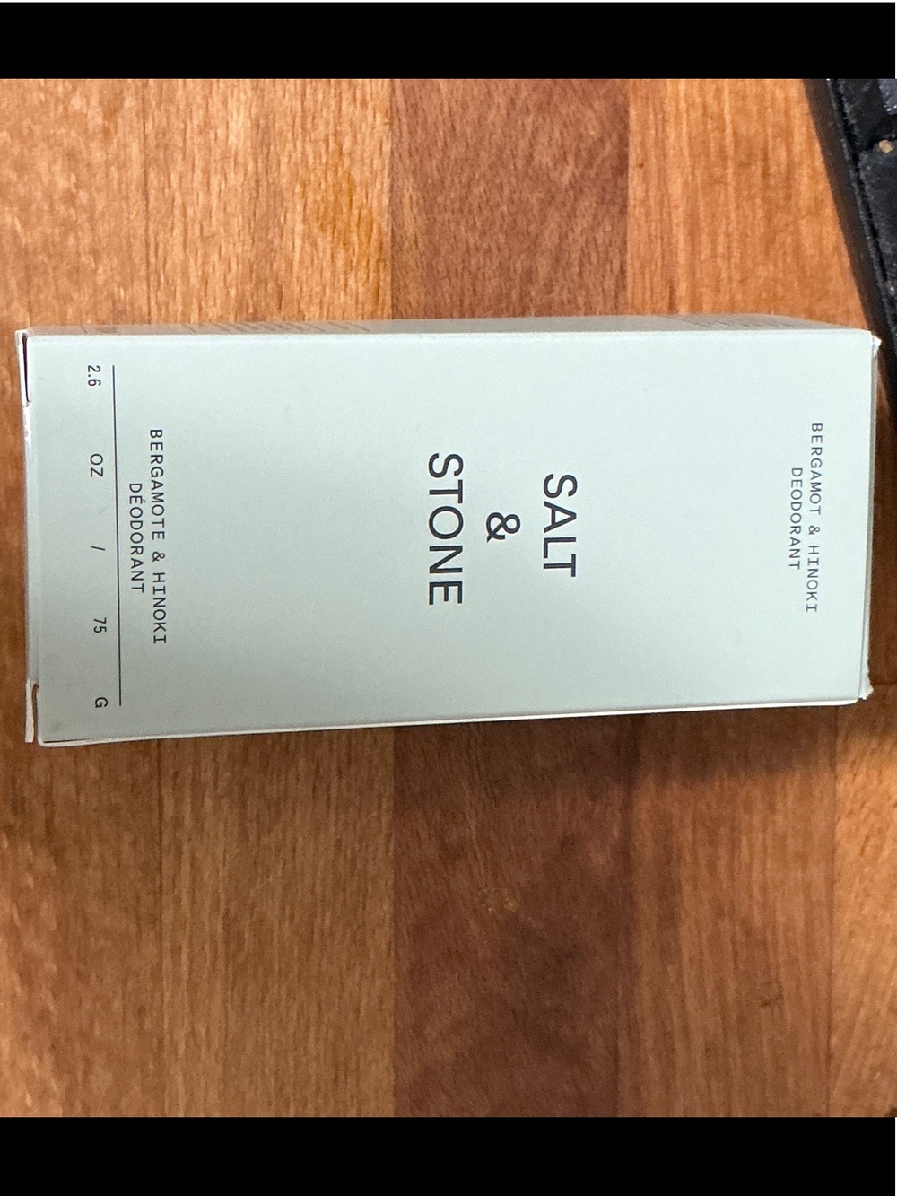 Bergamot & Hinoki Deodorant - Salt and Stone